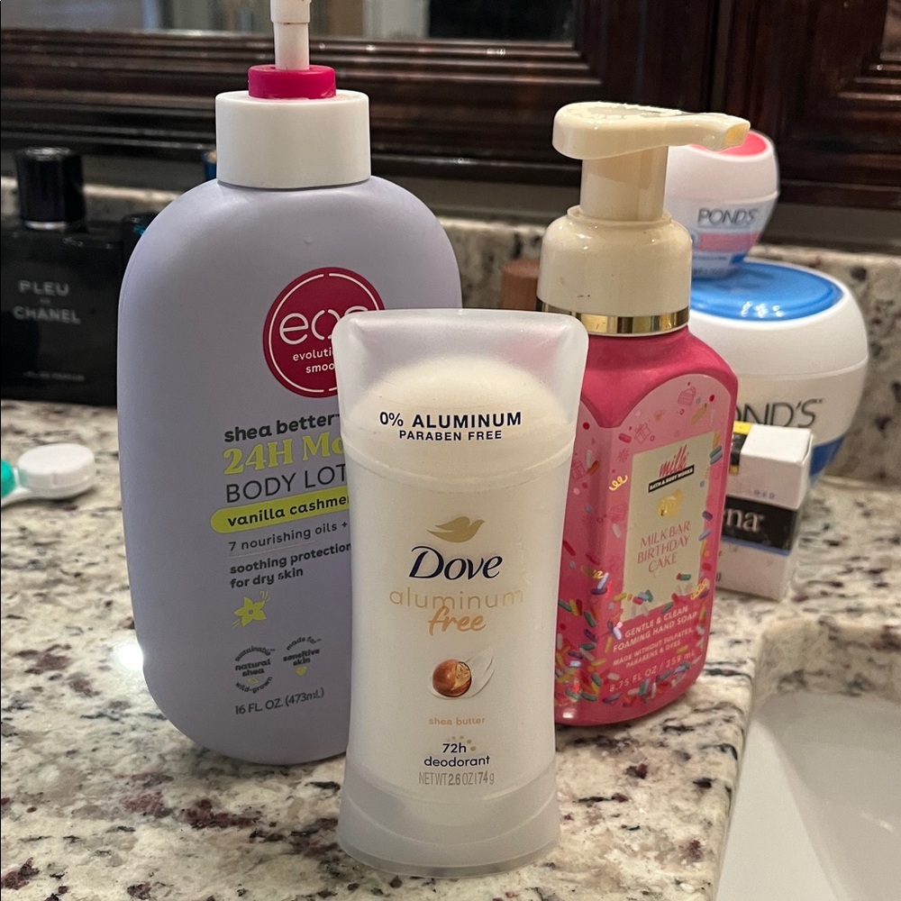 Dove Deodorant and Eco Body Lotion Set
